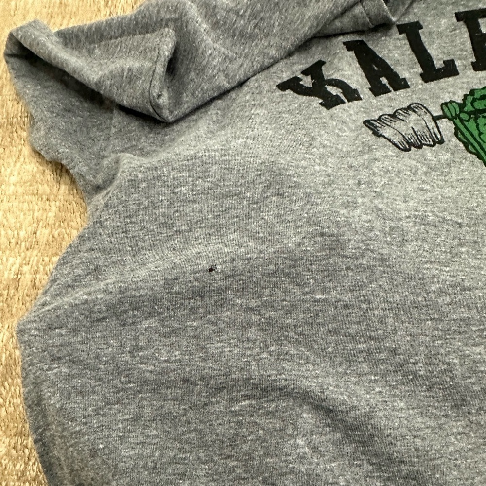 “Kale’d It” Pun Graphic Tee | Size L | Funny Fitness-Inspired Dolman T-Shirt - Picture 5 of 15